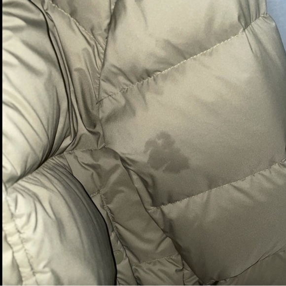 Army green super puff shorty - Picture 3 of 7